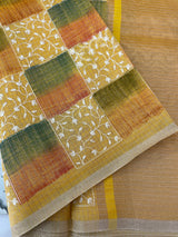 Tissue Silk embriodery saree MS49892