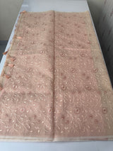 Kota silk saree with embroidery MSH199 PastelPeach