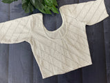 Stretchable Readymade blouse with sequence work- MSBL