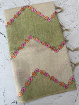 Soft Jute tissue saree with embroidery MJT671