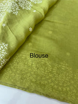 Soft Chanderi saree with  embroidery borders- MCK77