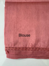 Art silk saree with embroidery SVTS26 Peach