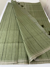Semi silk saree in check pattern MSR699