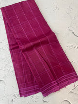 Soft organza saree with thread checks and sequence work MOS867(8)