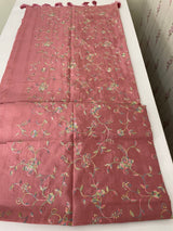 Tussar finish soft silk saree with thread embroidery MTS568 AntiqueRose