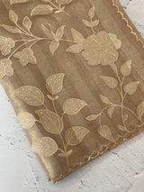 Copper finish Kota Tissue Silk applique work saree MSH147