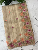 Kota Silk Cutwork saree MST113(1) - Beige