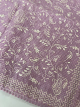 Kota silk saree with embroidery MKS7012 - Lavender