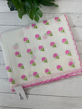 NetkKota saree with embroidery MS6868- Pink