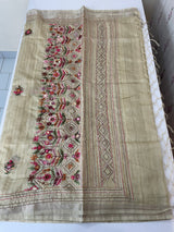Handworked Blended tussar silk saree MS90543 (14)