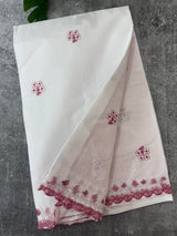 Kota cotton embriodery saree MS5645