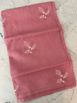 Kota  checks saree with embroidery - MS7679 Pink