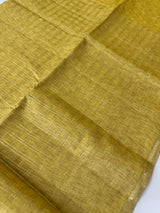 Tussar mix Semi silk saree with small zari weaving MSS8925