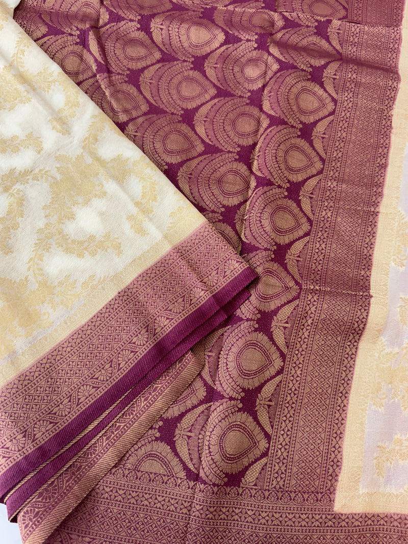 Semi banarasi Georgette saree - MSB8976