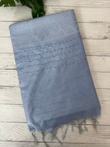 Bhagalpuri Semi tussar saree MS871 - PowderBlue