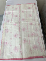 Soft Netkota saree with cross stitch embroidery MSH210