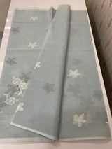 Kota checks saree with embroidery MS7699 - Grey
