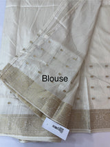 Soft silk saree with zari buttas MS8144