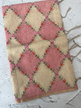 Soft Jute tissue saree with embroidery MJT671
