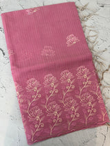 Soft Tissue kota embroidery saree MSK4660 Pink