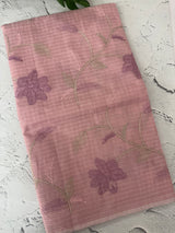 Netkota embriodery saree MS1496 Pink