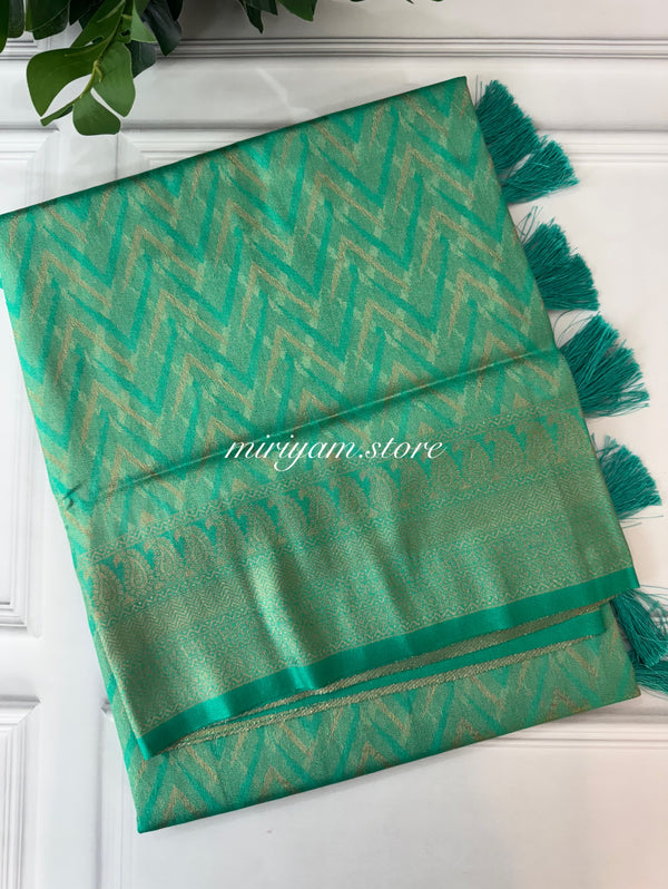 Banarasi soft silk saree MKSS1455 SeaGreen