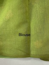 Kota Supernet embriodery saree SHSNYNM Green