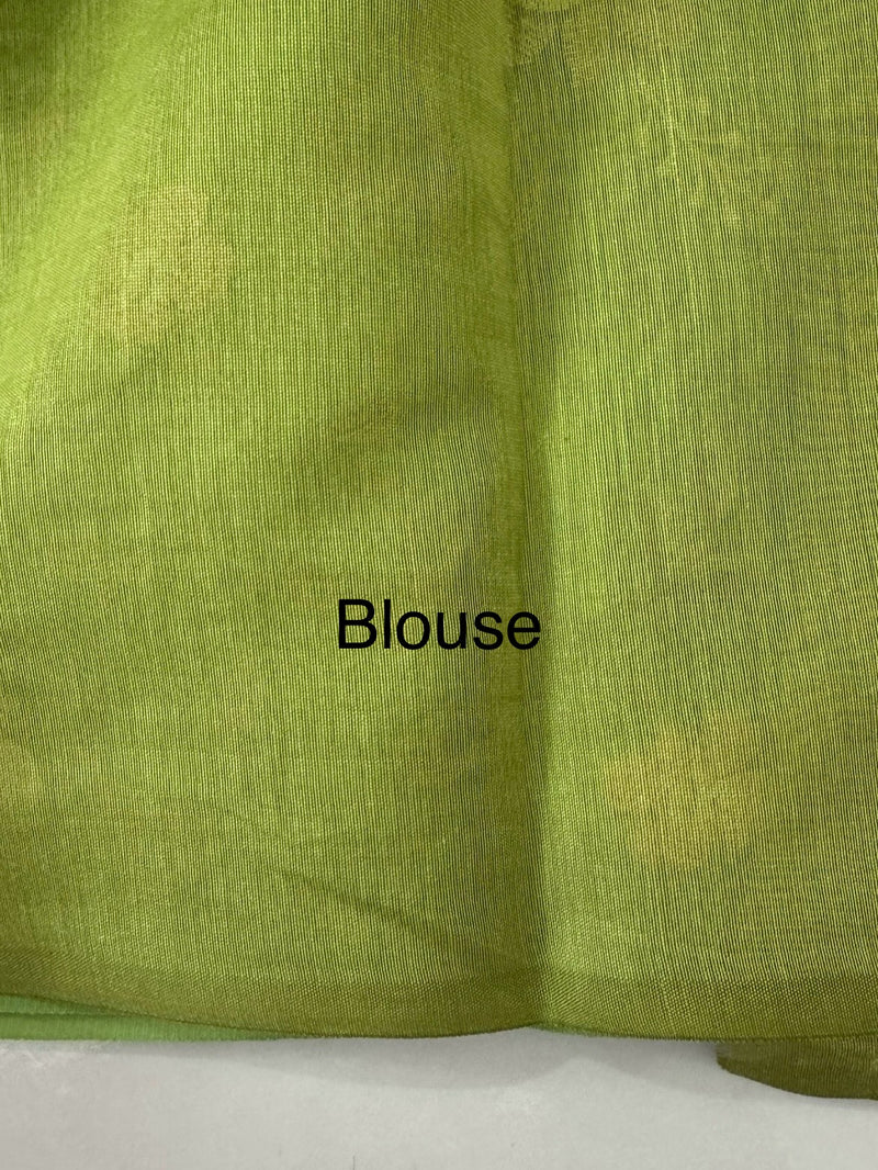 Kota Supernet embriodery saree SHSNYNM Green