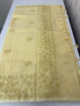 Premium NetKota saree with Hand Chikankari work  MSH246