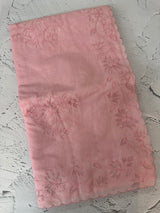 Mul chanderi saree with applique borders MSH112- PeachPink