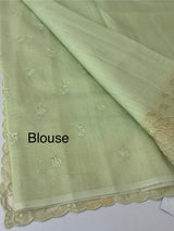 Soft kota silk saree with applique work MS85432