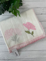 Kota silk cotton saree with applique work MS81789