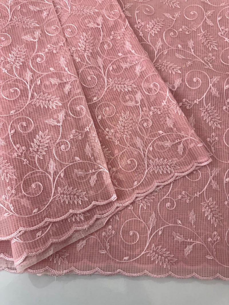 NetKota thread work saree MSH106 - Pink
