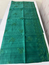 Cutwork Blended matka Tussar silk saree with embroidery MS4899