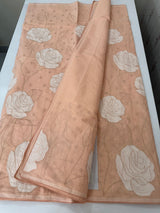 Soft Kota Chanderi saree with applique work MSH223