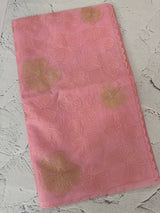 Viscose organza saree with thread work - MSH925 Pink
