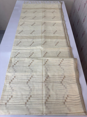 Soft blended tussar saree  MKT121 (5) - Cream