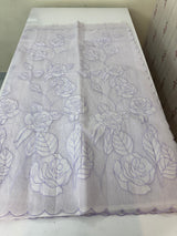 Jute linen saree with applique work MSH152