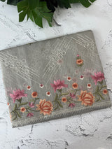 Silky kota embroidery saree MSK4331