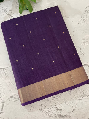 Tussar mix Semi silk saree with small buttas MSS8930