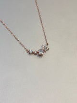 Elara 92.5 RoseGold Necklace EL263