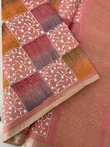Tissue Silk embriodery saree MS49892