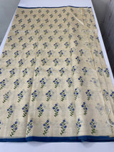 Printed Art silk saree with blouse MAS6966