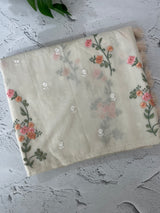 Mul chanderi embriodery saree MSH285