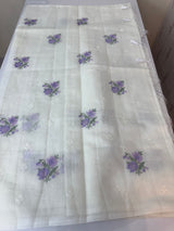 Silky kota embroidery saree MSK654