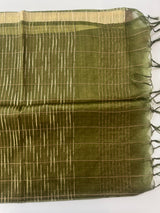 Semi Organza saree with checks - MSD634 (9)