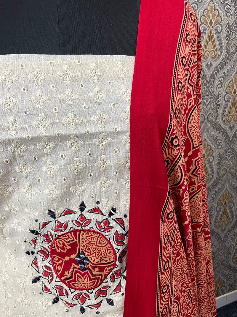 Hakoba unstitched salwar set - 6