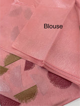 Semi silk saree MS67449- PeachPink