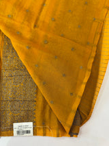 Semi banarasi Khaddi Georgette saree - SYANRTC Mustard