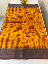 Tie & Dye Jute silk sarees  MJL987